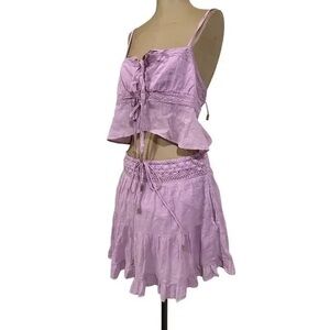 Nwot Free People Lavender Skirt